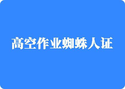 日本女人尻逼高空作业蜘蛛人证